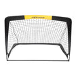 COUGAR Portable Soccer Practice Foldable Goals 4'x3' Set of 2 – Fully Collapsible & Easy Self-Assembly, Lightweight Backyard & Beach Soccer Nets with Carry Bag