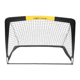 COUGAR Portable Soccer Practice Foldable Goals 4'x3' Set of 2 – Fully Collapsible & Easy Self-Assembly, Lightweight Backyard & Beach Soccer Nets with Carry Bag