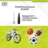 COUGAR Neo Mini Foot Pump Portable Light Weight Foot Pump for Bike,scooty,Bicycle,Football,Hand Ball inflator