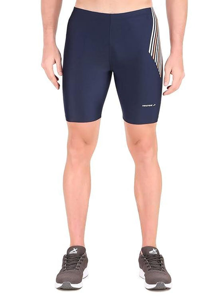 VECTOR X OMS-266 Unisex Solid Compression Half Bottom Shorts