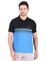 VECTOR X OMT-259 Mens Polo Collar Neck Colourblocked T-Shirt