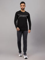 Vector X Mens Full Sleeve Round Neck Jersey/ t-shirt For Fitness Training (Silver, XXL)