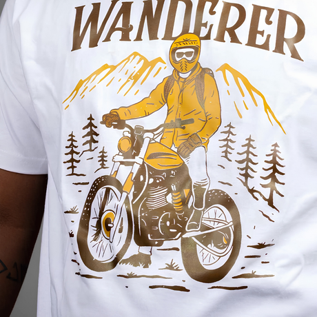 Wanderer - T-Shirt - white | 100kmph