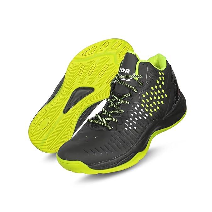 VECTOR X Bb-22 Basketball Shoes For Men (Black, Green)