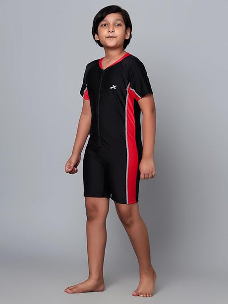 VECTOR X Zaggar Swimming/Cycling Suit Self Design Boys & Girls Swim-dress Swimsuit