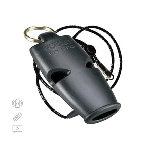 Fox 40 Micro Safety with Lanyard Whistle, Color - Black