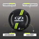 Cougar Dual Handle Medicine Ball | Kibi Sports