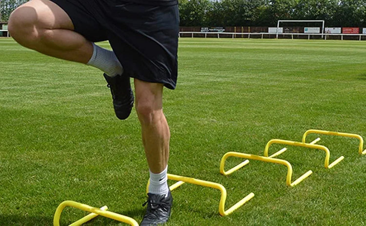 Cougar Agility Flat Hurdle, Step Speed Soccer Training Hurdles, Sizes: 12", 
