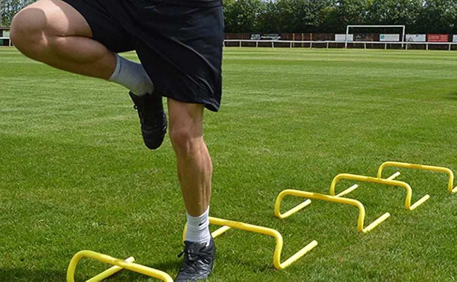 Cougar Agility Flat Hurdle, Step Speed Soccer Training Hurdles, Sizes: 12", 