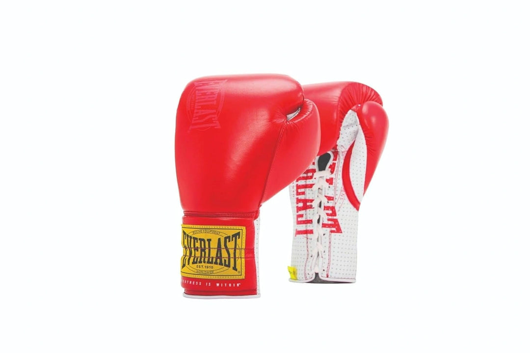 Everlast 1910 Classic Sparring Boxing Gloves Laced Red