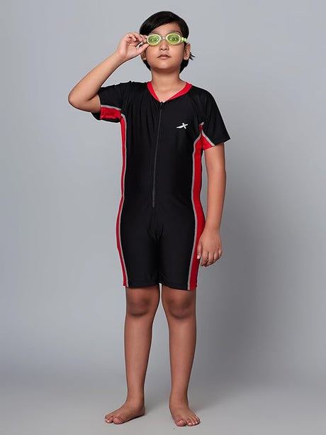 VECTOR X Zaggar Swimming/Cycling Suit Self Design Boys & Girls Swim-dress Swimsuit