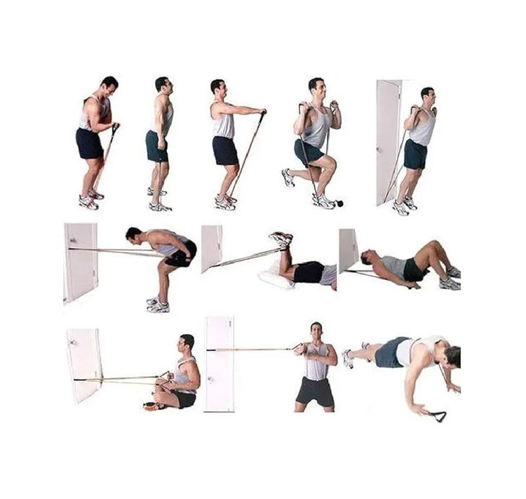 COUGAR Toning Tube for Exercise Rubber Resistance Band Set with Handles, Single Toning Resistance Tube Heavy Quality, All Purpose Fitness Tube 
