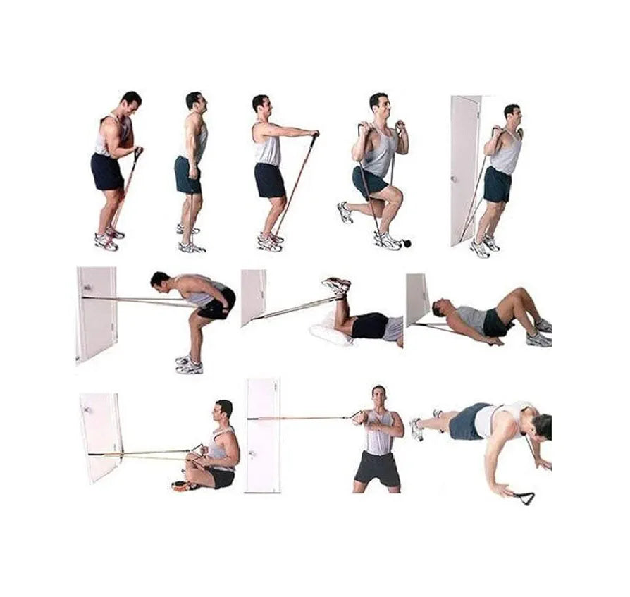 COUGAR Toning Tube for Exercise Rubber Resistance Band Set with Handles, Single Toning Resistance Tube Heavy Quality, All Purpose Fitness Tube 