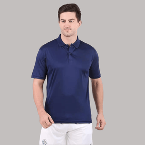 Vector X OMT-247 Men's Solid Sports Polo Coller Neck T- shirt