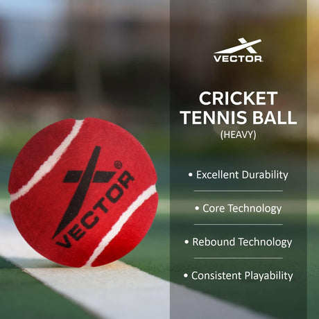VECTOR X Cricket Tennis Ball