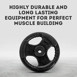 COUGAR Weight Plates, Dumbbell Plates, Bumper Weight Lifting Plates for Fitness, Strength Training & Home Gym Exercise 1 Pair 28mm Diameter 