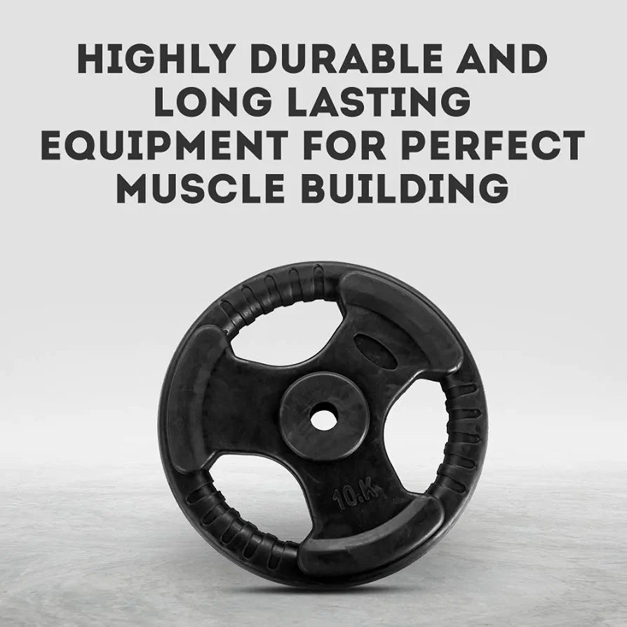 COUGAR Weight Plates, Dumbbell Plates, Bumper Weight Lifting Plates for Fitness, Strength Training & Home Gym Exercise 1 Pair 28mm Diameter 