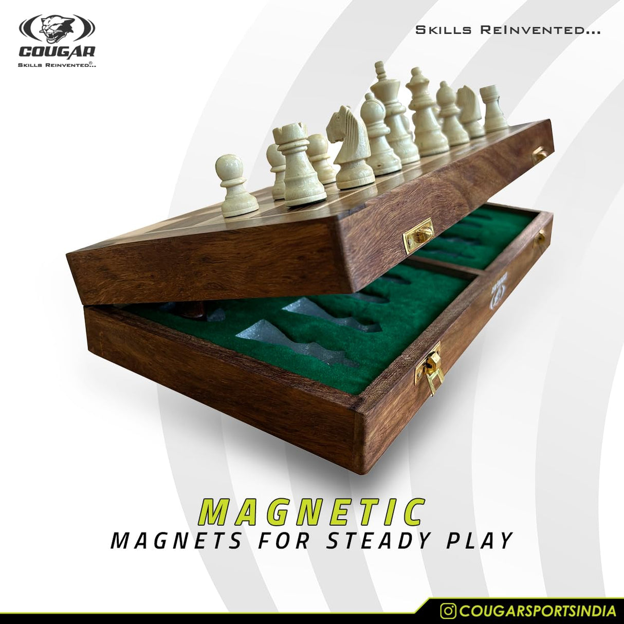 Wooden Magnetic Chess