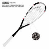 Head Nano Ti. 115 Squash Racquet | Kibi Sports