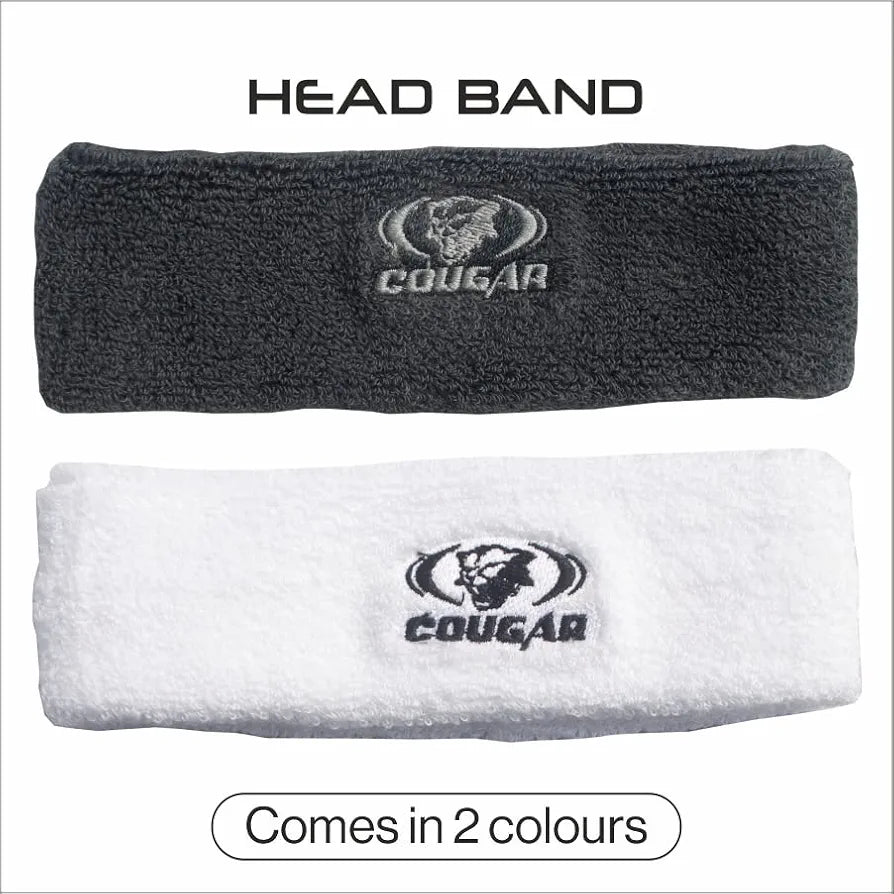 COUGAR Headband Sports,Gym Workout,Yoga Sweatband-All Sports Wear Headband Fitness Band Unisex 
