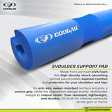 COUGAR Barbell Pad For Weight Lifting With Extra Cushion Squat Pad For Gym Rod Foam Hip Thrust Pad For Neck & Shoulder Support Standard Sponge Barbell For Gym Squats, Weightlifting