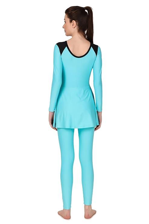 VIVA SWIMMING Female Swim Dress with Full Leg Length I Womens Swimming Costume I Swimwear for Women I One-Piece Swimsuits I Swimsuit for Women