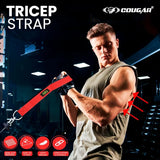 Cougar Gym Cable Machine Attachment Tricep Strap/Band Gym Equipment Triceps Rope