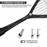 HEAD Graphene XT Hurricane 123 Squash Racquet, Colour - Black (Strung) | Kibi Sports