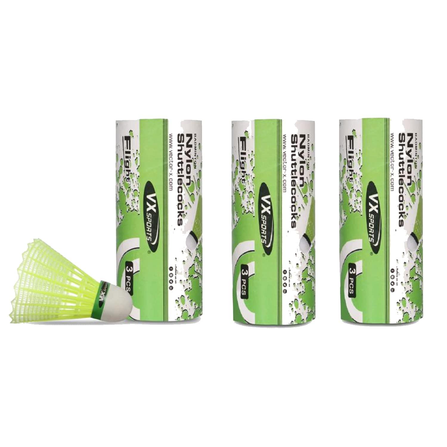 VECTOR X FLIGHT Nylon Shuttle - Green Shutt | Kibi Sports