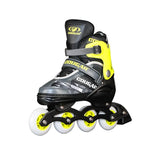 COUGAR Zoom ABEC-7 Inline Skates | Adjustable Sizes XL  | 4 PU Wheels , Aluminium Frame, Cuff Buckle, Lace Crossover | Superior Grip Skates for Men, Women & Teens 