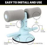 COUGAR PRO Sit Up Bar | Abs Master Home Gym | Crunches Equipment | Gym Instrument for Home Workout | Abdomen Exercise Push Up | Abs Workout Equipment with Self Suction | Portable
