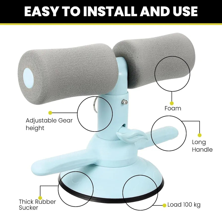 COUGAR PRO Sit Up Bar | Abs Master Home Gym | Crunches Equipment | Gym Instrument for Home Workout | Abdomen Exercise Push Up | Abs Workout Equipment with Self Suction | Portable
