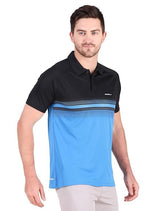 VECTOR X OMT-259 Mens Polo Collar Neck Colourblocked T-Shirt