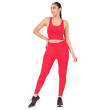 Vector X OSB-279 Women's Yoga Stretchable Sports Bra and Full Length Tights set