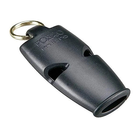 Fox 40 Micro Safety with Lanyard Whistle, Color - Black