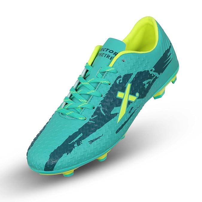 Vector X Spectre 2.0 Football Shoe/Studs, Double Colored TPU Sole, Padded Footbed, Premoulded Heel Shoe for Men