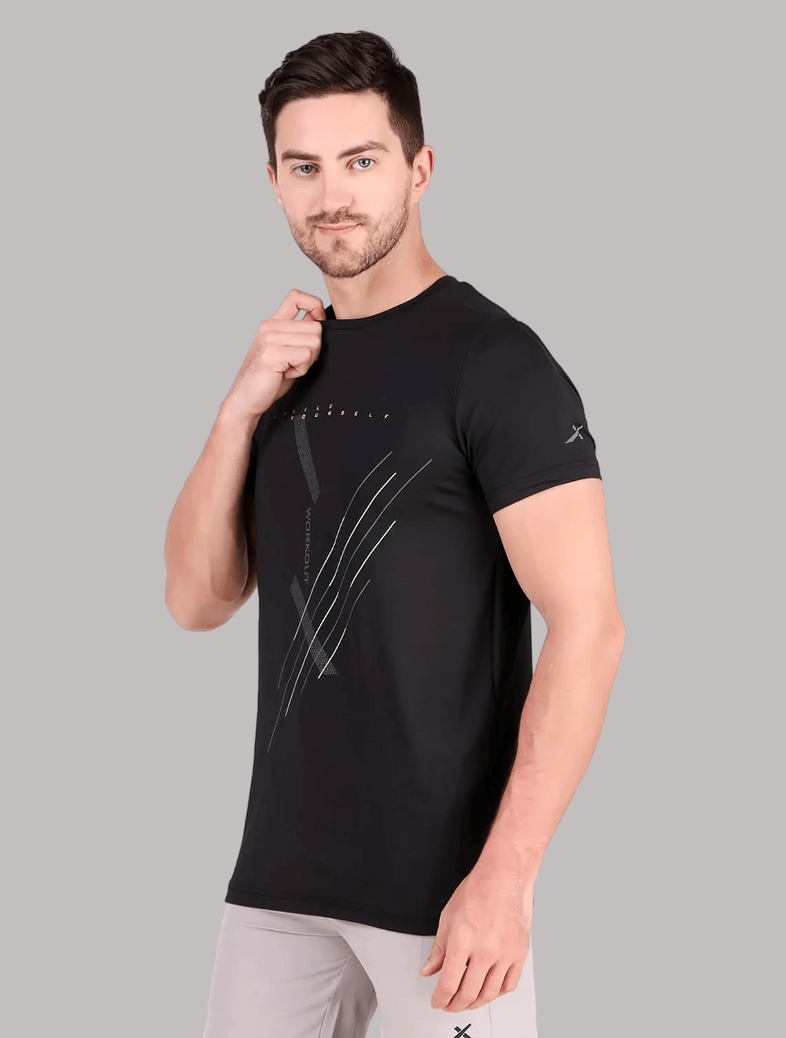 VECTOR X OMT-275 Men's Round Comfortable T-shirt (Pack of 1)For Gym Training and Other Sports