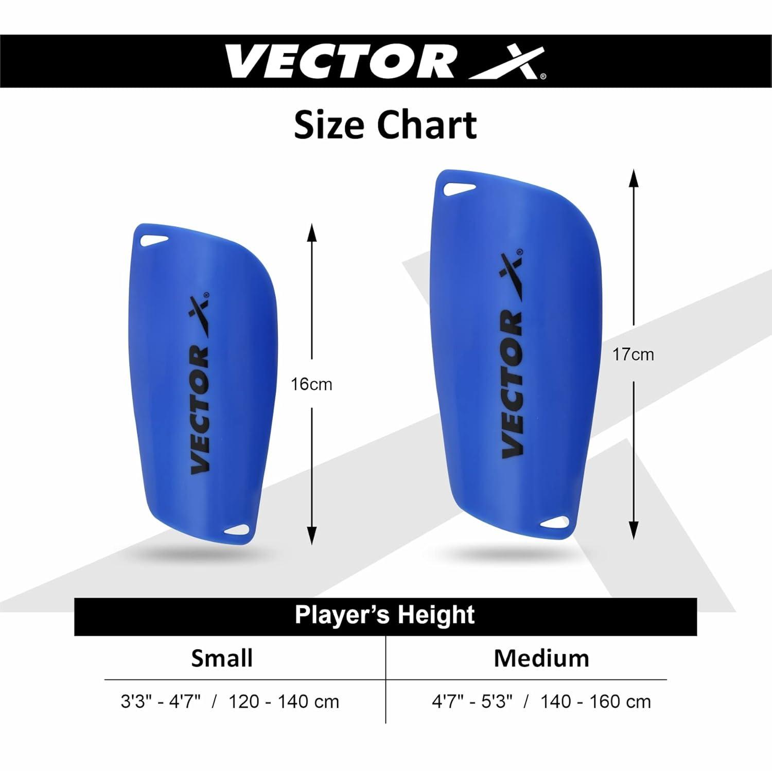 Vector X Invader Shin Guards Soccer for Guards Youth, Adults, Teenagers - Comfortable and Durable
