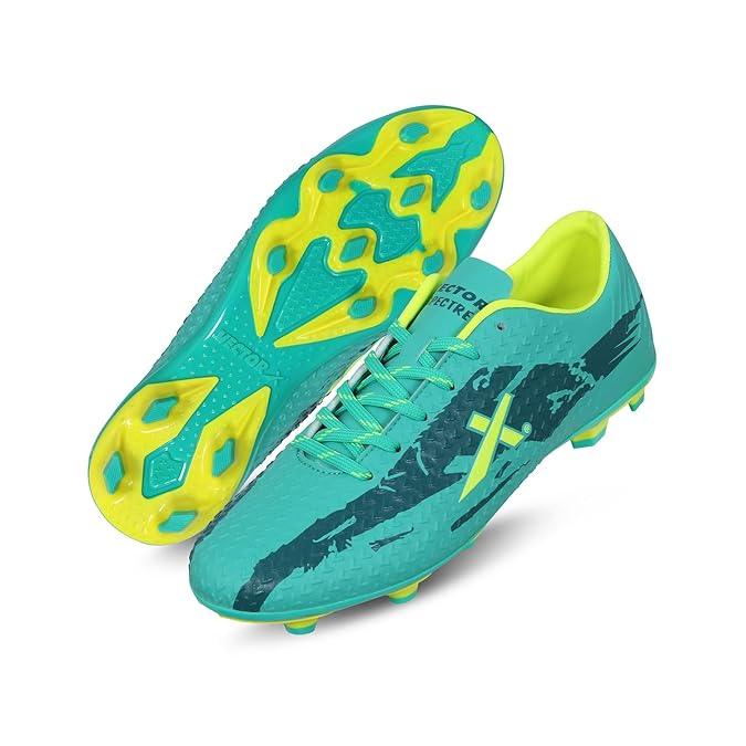 Vector X Spectre 2.0 Football Shoe/Studs, Double Colored TPU Sole, Padded Footbed, Premoulded Heel Shoe for Men