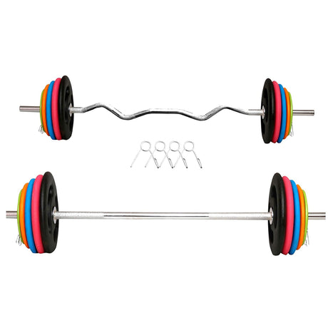 Kakss Best Home Gym Training (10 Kg to 200 Kg) Home Gym Set with Exclusive Neoprene Coated Weight Pl | Kakss Exporters (Kakss