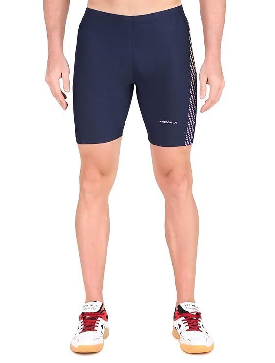 VECTOR X OMS-268 Men Solid half Bottom Compression Shorts