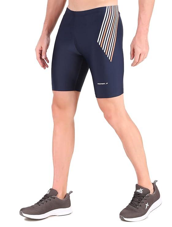 VECTOR X OMS-266 Unisex Solid Compression Half Bottom Shorts