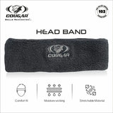 COUGAR Headband Sports,Gym Workout,Yoga Sweatband-All Sports Wear Headband Fitness Band Unisex 