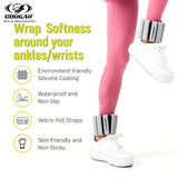 COUGAR Ankle Wrist Weight Pair with velcro felt straps, Adjustable & Sweat Resistant for Dance, Walking, Jogging, Gymnastics, Yoga, Exercise, Cardio, Free Size