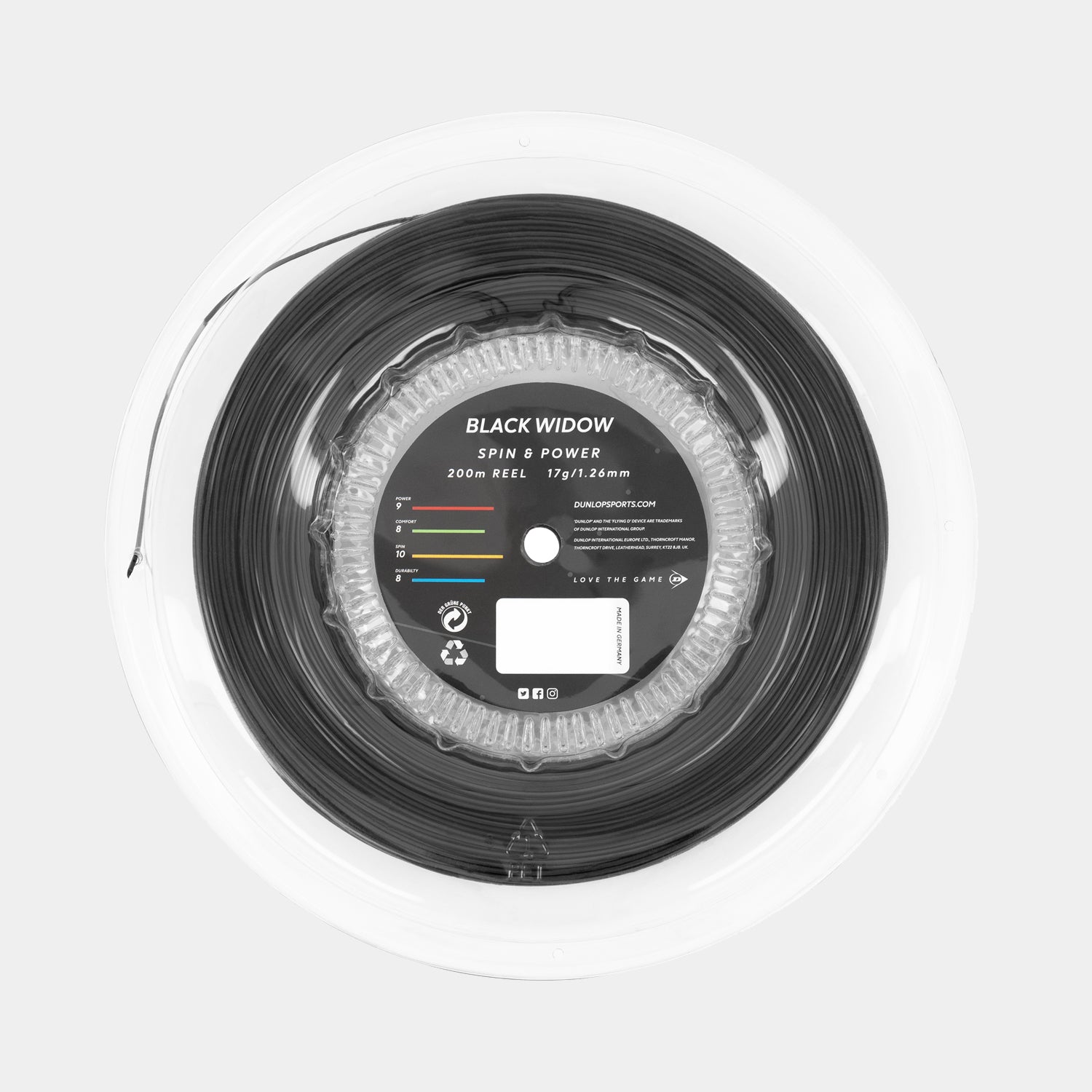 BLACK WIDOW - 16G 200 Meter Reel
