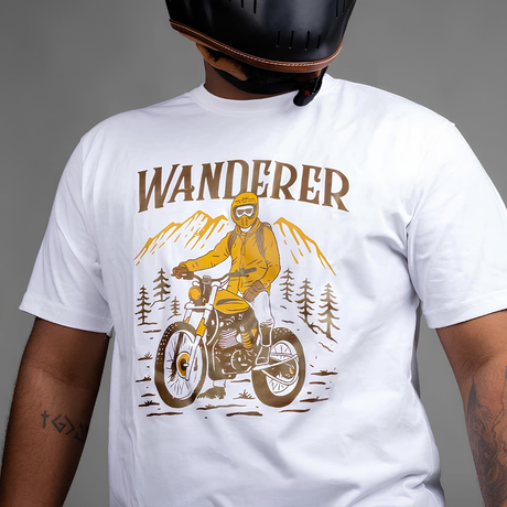 Wanderer - T-Shirt - white | 100kmph