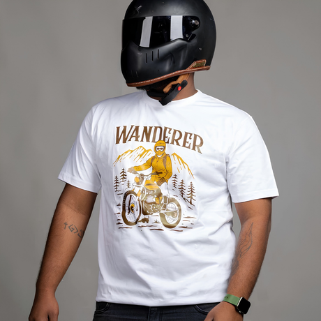 Wanderer - T-Shirt - white | 100kmph