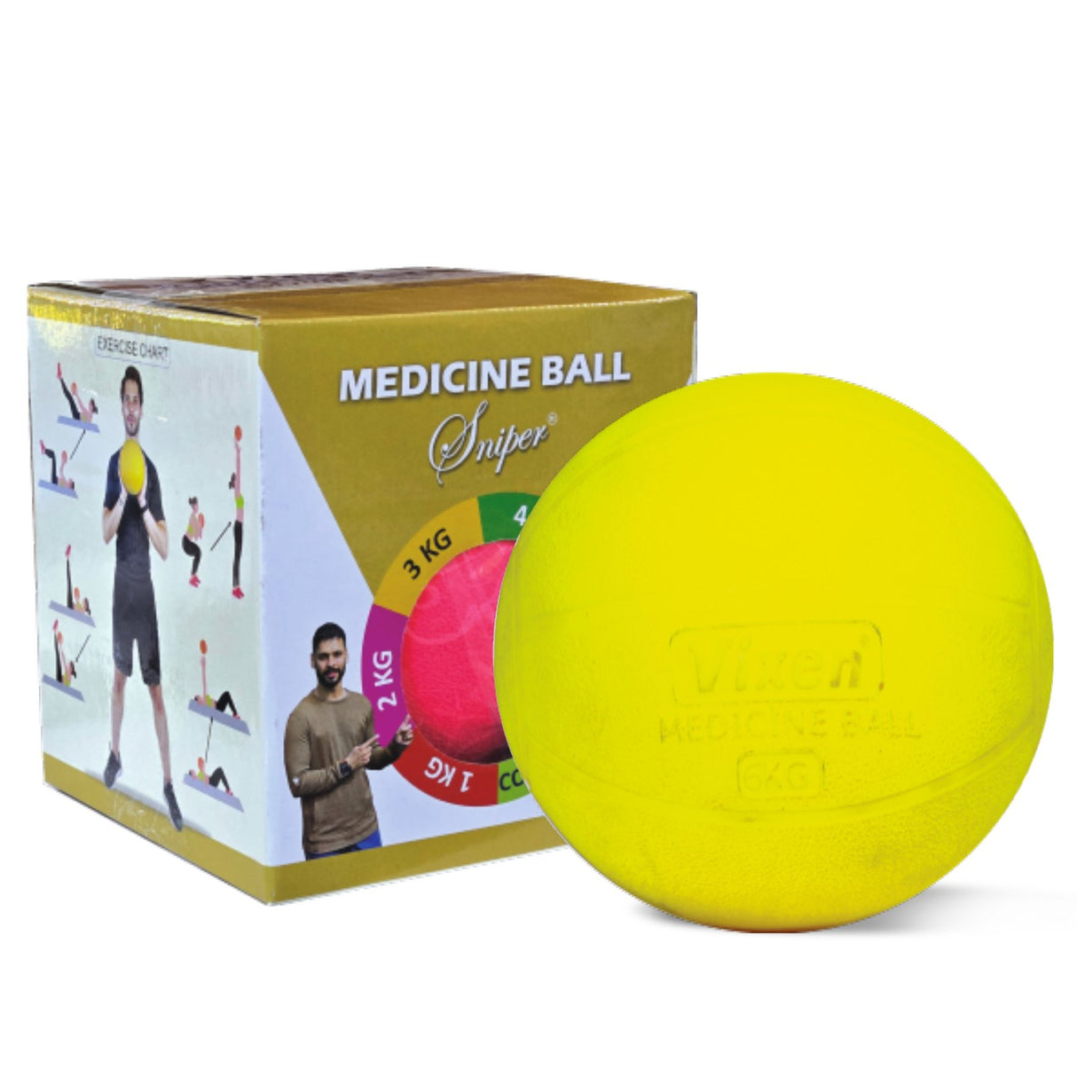 VIXEN MEDICINE BALL SNIPER 6 KG