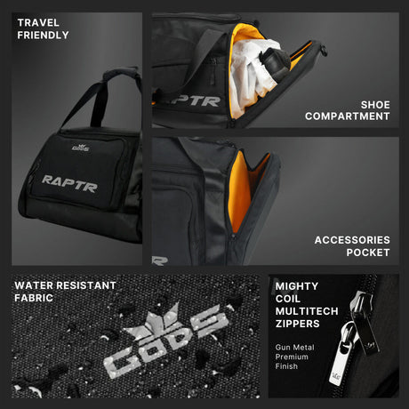 RAPTR - 40 litres, Hard Shell Premium moulded Duffle Bag