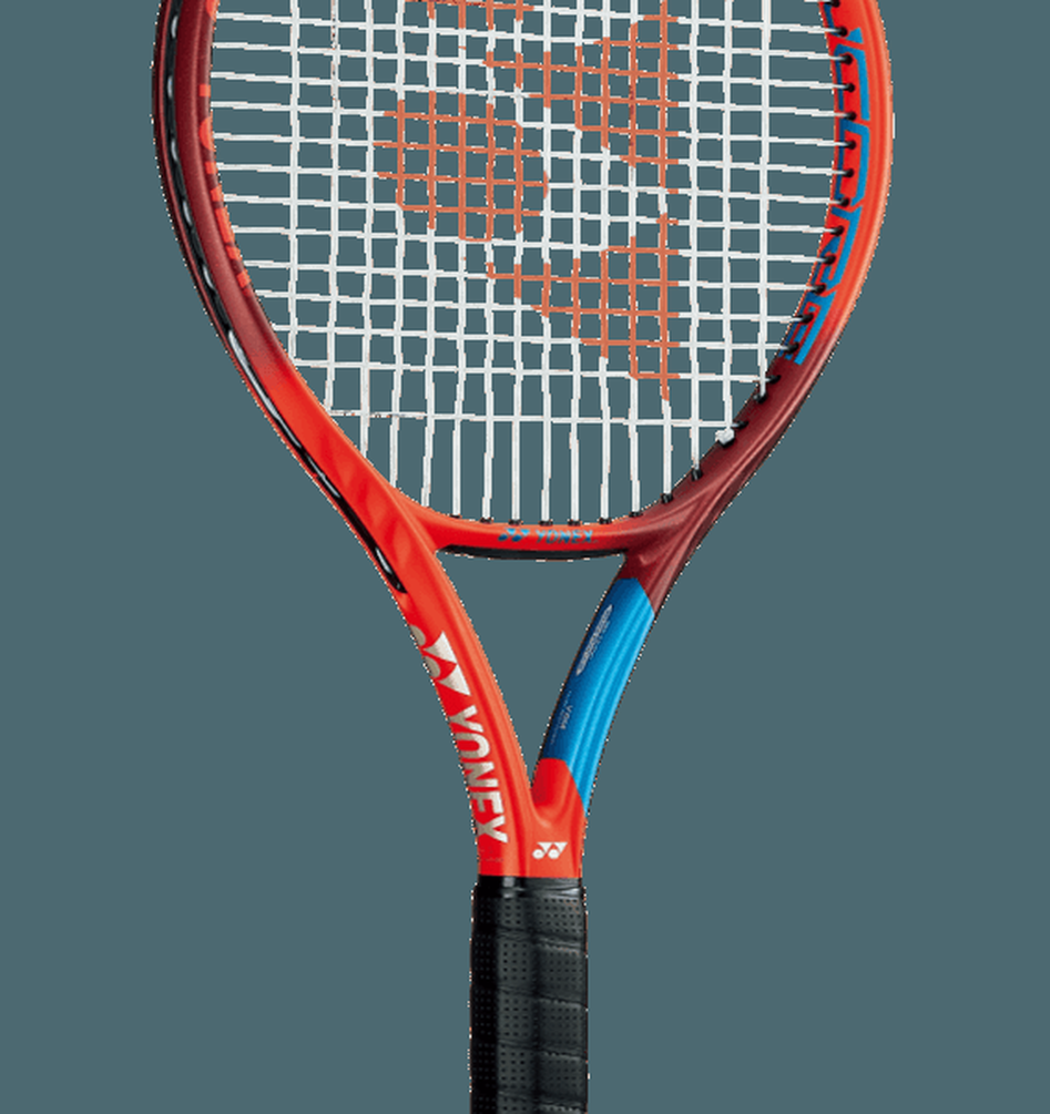 Yonex VCore 100L Tango | 280gm | KIBI Sports - crop-closeup